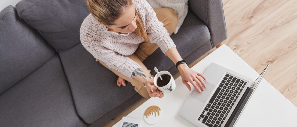 Freelance Worker on laptop