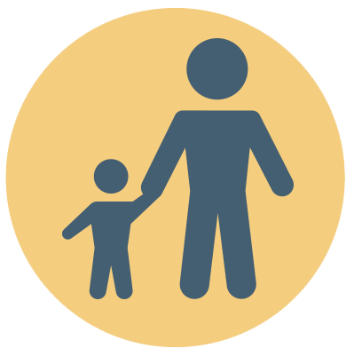 Icon of helping children